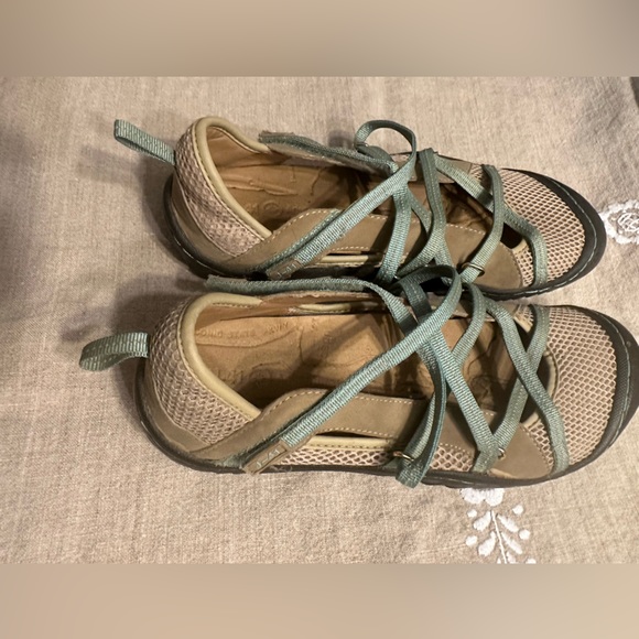 J-41 shoes, Jeep, strap, tan, teal, toe protection, waterproof - Picture 4 of 5